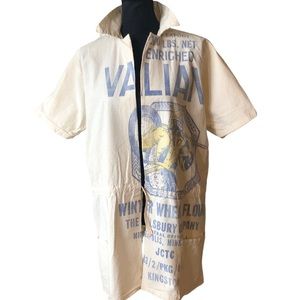 Vintage Valiant Flour Sack The Pillsbury Co. Workers Mill Jacket OS Cott…